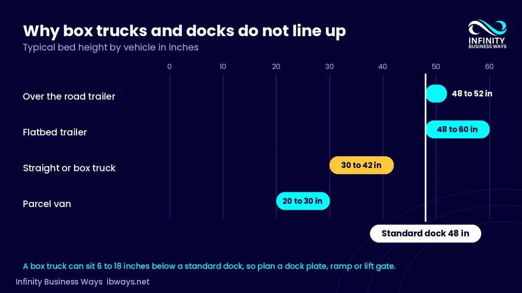 why box truks and docks do not line up